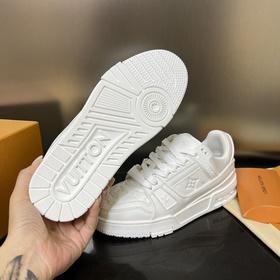 LOUIS VUITTON LV Лучшая версия для пар L Trainer кроссовки от Vir