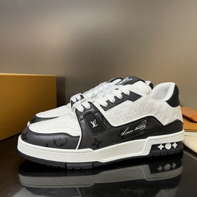 LOUIS VUITTON LV Лучшая версия AF1, аналог для пар. Кроссовки Tra