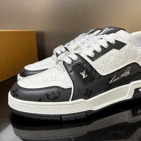 LOUIS VUITTON LV Лучшая версия AF1, аналог для пар. Кроссовки Tra