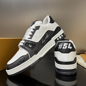 LOUIS VUITTON LV Лучшая версия AF1, аналог для пар. Кроссовки Tra