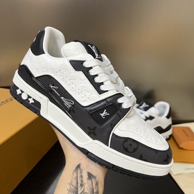 LOUIS VUITTON LV Лучшая версия AF1, аналог для пар. Кроссовки Tra