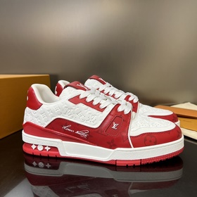 LOUIS VUITTON LV Лучшая версия AF1, аналог для пар, кроссовки Tra