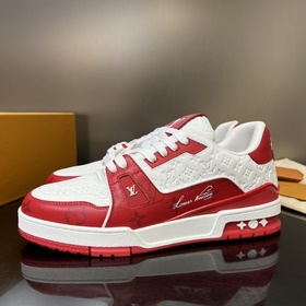 LOUIS VUITTON LV Лучшая версия AF1, аналог для пар, кроссовки Tra