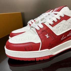 LOUIS VUITTON LV Лучшая версия AF1, аналог для пар, кроссовки Tra
