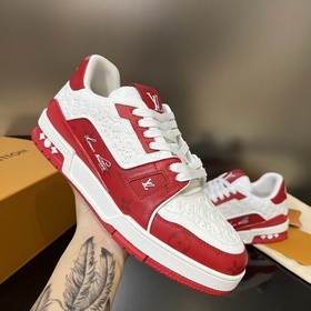 LOUIS VUITTON LV Лучшая версия AF1, аналог для пар, кроссовки Tra