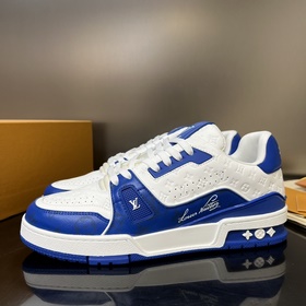 LOUIS VUITTON LV Лучшая версия AF1, аналог для пар. Кроссовки Tra