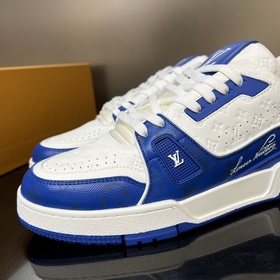 LOUIS VUITTON LV Лучшая версия AF1, аналог для пар. Кроссовки Tra
