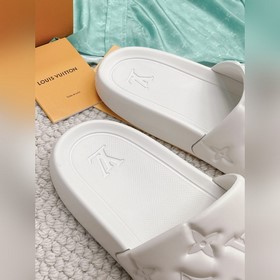 Пара LV 2023 летняя новинка Monogram рельефные тапочки Оригинальн