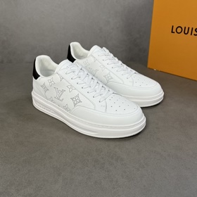 Классические мужские кроссовки LV, изготовлены из импортной кожи 