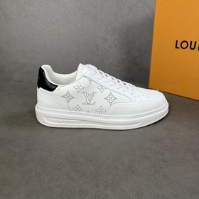 Классические мужские кроссовки LV, изготовлены из импортной кожи 