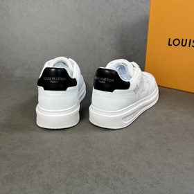 Классические мужские кроссовки LV, изготовлены из импортной кожи 