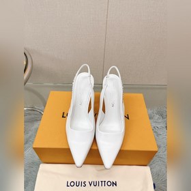 Топовая версия LV2023, новые туфли на каблуке с открытым носком д