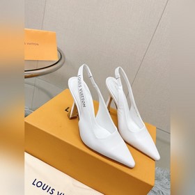 Топовая версия LV2023, новые туфли на каблуке с открытым носком д