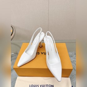 Топовая версия LV2023, новые туфли на каблуке с открытым носком д