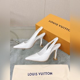 Топовая версия LV2023, новые туфли на каблуке с открытым носком д