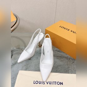 Топовая версия LV2023, новые туфли на каблуке с открытым носком д