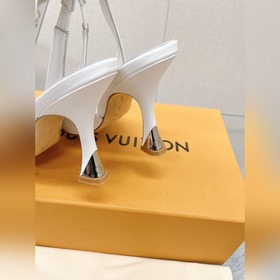 Топовая версия LV2023, новые туфли на каблуке с открытым носком д