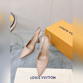 Топовая версия LV2023, новые туфли на каблуке с открытым носком д