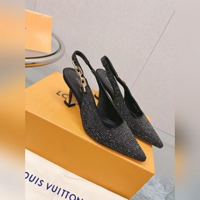 Сверкающие стразы, версия LV2023, новая модель ранней весны, туфл
