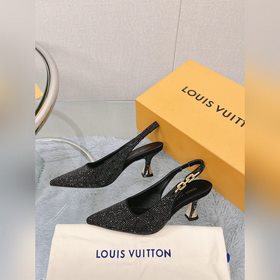 Сверкающие стразы, версия LV2023, новая модель ранней весны, туфл