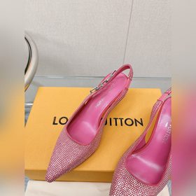 Сверкающие стразы, версия LV2023, новая модель ранней весны, туфл