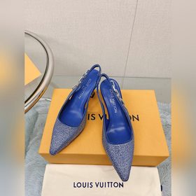 Сверкающие стразы, версия LV2023, новая модель ранней весны, туфл