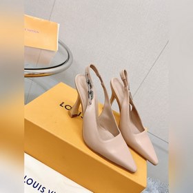 Лучшая версия LV2023, новые туфли на высоком каблуке с цепочкой д