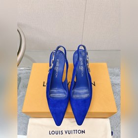 Лучшая версия LV2023, новые туфли на высоком каблуке с цепочкой д