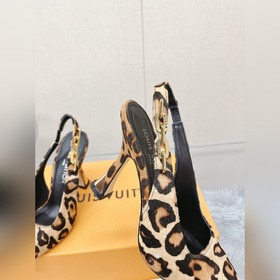 Лучшая версия LV2023, новые туфли на высоком каблуке с цепочкой д