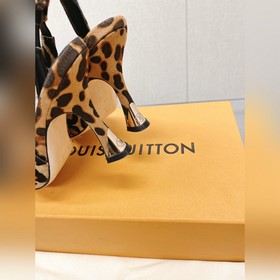 Лучшая версия LV2023, новые туфли на высоком каблуке с цепочкой д