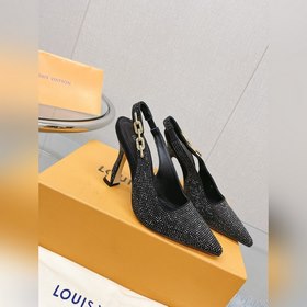 Сверкающие стразы, версия LV2023, новая модель ранней весны, туфл