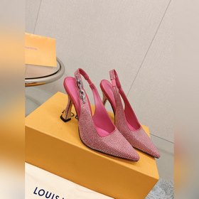 Сверкающие стразы, версия LV2023, новая модель ранней весны, туфл
