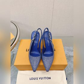 Сверкающие стразы, версия LV2023, новая модель ранней весны, туфл