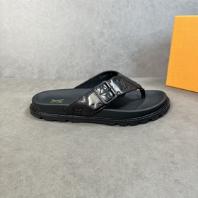 LV Top Proxy Purchase L Donkey Home Mens Spring and Summer Slippe