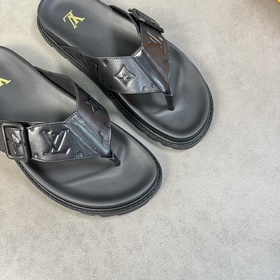 LV Top Proxy Purchase L Donkey Home Mens Spring and Summer Slippe