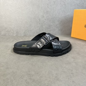LV Top Proxy Purchase L Donkey Home Mens Spring and Summer Slippe