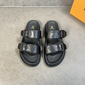 LV Top Proxy Purchase L Donkey Home Mens Spring and Summer Slippe