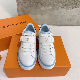 Louis*Vuitto 2023, новая модель белых туфель на толстой подошве,