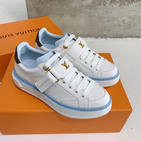 Louis*Vuitto 2023, новая модель белых туфель на толстой подошве, 