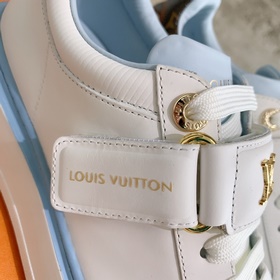 Louis*Vuitto 2023, новая модель белых туфель на толстой подошве, 