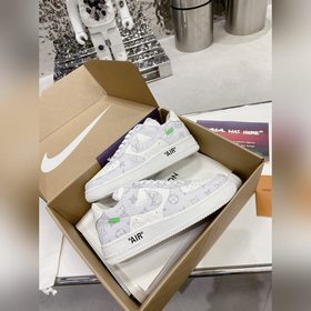Модель для пар! Louis Vuitton x Nike Air Force 1 Louis Vuitton Lv