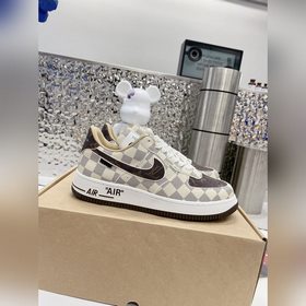 Модель для пар! Louis Vuitton x Nike Air Force 1 Louis Vuitton Lv