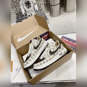 Модель для пар! Louis Vuitton x Nike Air Force 1 Louis Vuitton Lv