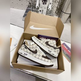 Модель для пар! Louis Vuitton x Nike Air Force 1 Louis Vuitton Lv