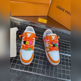 LV 2023 Новая модель кроссовок Trainer DIY с декоративными застеж