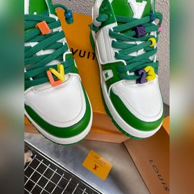 LV 2023 Новая модель кроссовок Trainer DIY с декоративными застеж