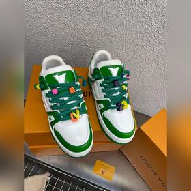 LV 2023 Новая модель кроссовок Trainer DIY с декоративными застеж