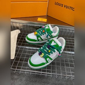 LV 2023 Новая модель кроссовок Trainer DIY с декоративными застеж