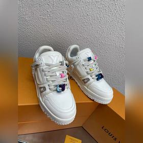 LV 2023 Новая модель кроссовок Trainer DIY с декоративными застеж