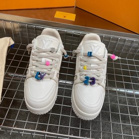 LV 2023 Новая модель кроссовок Trainer DIY с декоративными застеж